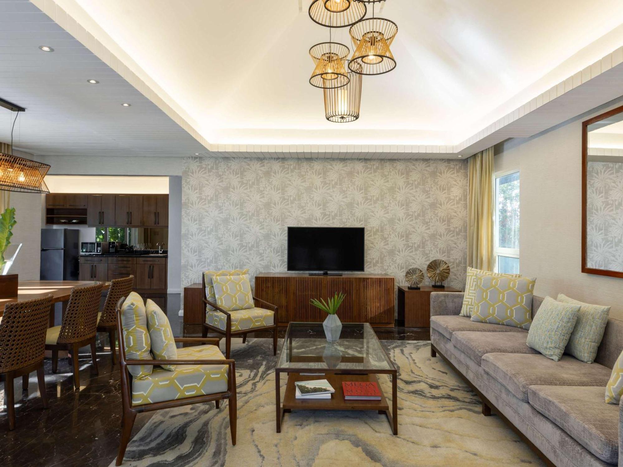 Movenpick Resort & Spa Boracay Yapak Exteriér fotografie A living room at the hotel